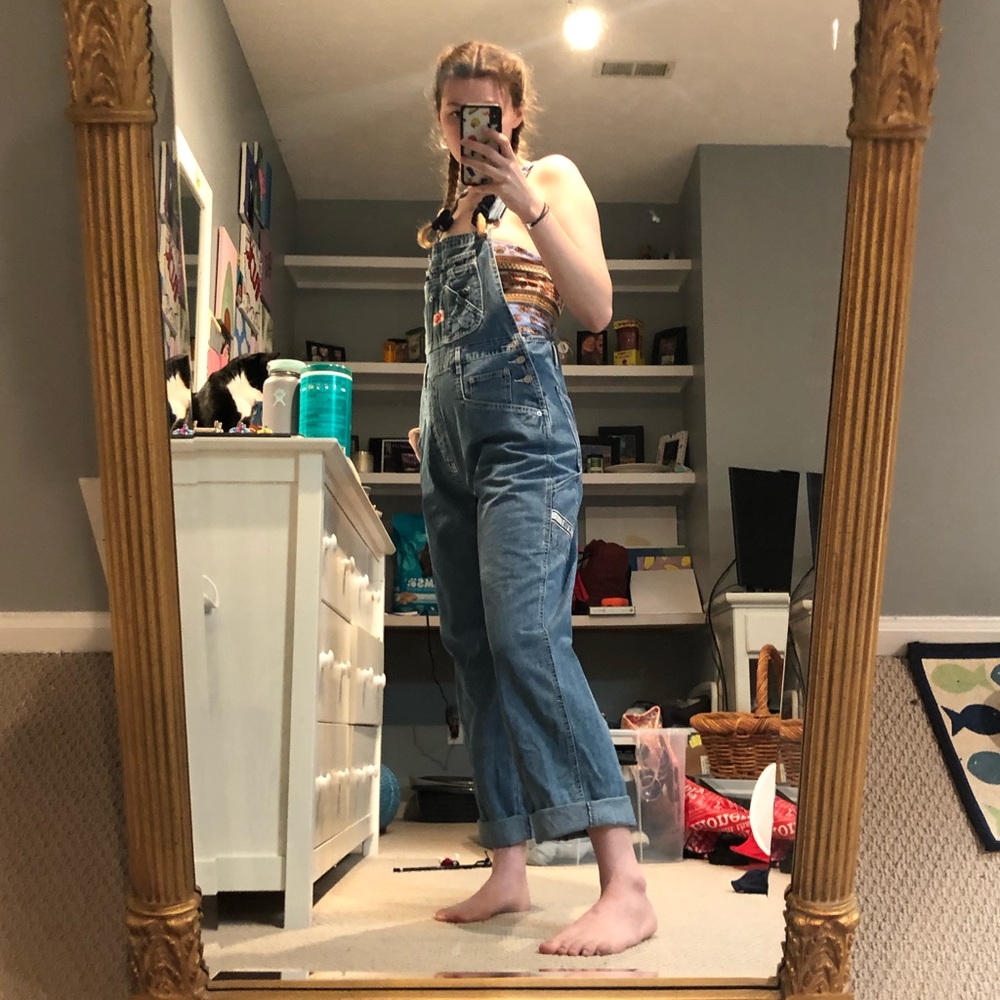 ‘90s Revolt Denim Overalls NWT